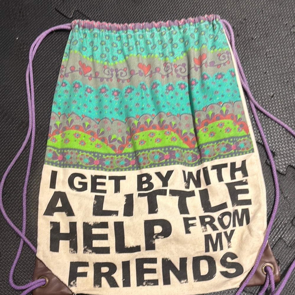 Colorful Drawstring Backpack